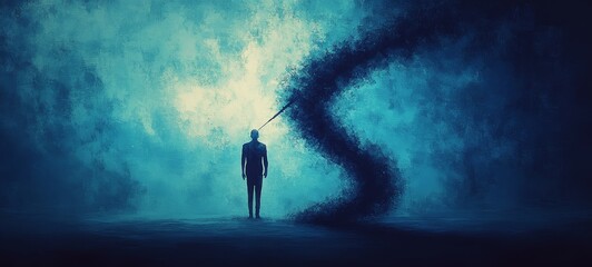 Fototapeta premium The Spiral Needle, Opioid Use Disorder