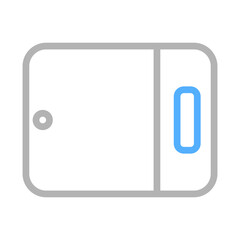 Microwave oven icon. Concept of cooking, heating, and kitchen appliance.
