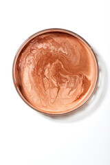 Bronzed texture beauty picture :Make your skincare rutine count for something