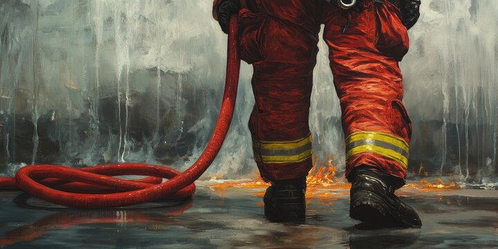 This essential step in the firefighting process ensures the fire hose is prepared for prompt use, enabling firefighters to tackle fires swiftly and effectively throughout their operations.