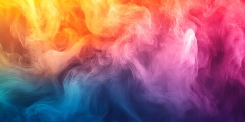 Abstract background featuring a variety of pigments and dyes, creating a rich texture and a visually captivating blurred color background that enhances the overall abstract theme.