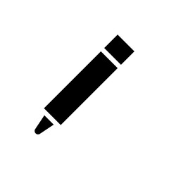 Pen icon vector illustration. Concept of writing, drawing, and creativity.