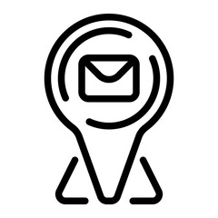Location Line Icon