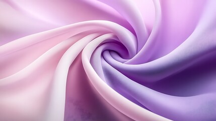 Obraz premium Swirling Pink and Purple Fabric Drapery