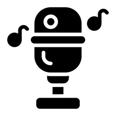 Microphone Solid Icon