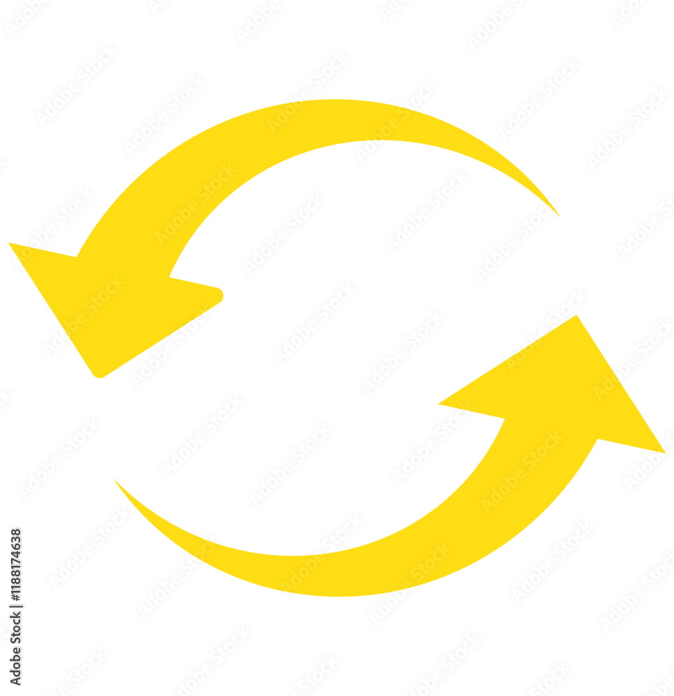 Poster print circle arrow icon set. circular arrow icon, refresh, reload arrow icon symbol sign . 1176