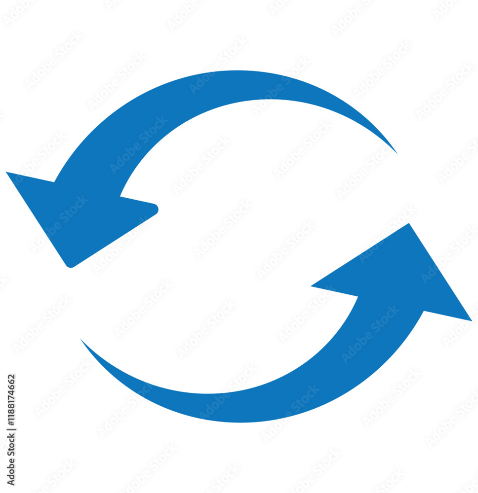 Poster print circle arrow icon set. circular arrow icon, refresh, reload arrow icon symbol sign . 1176