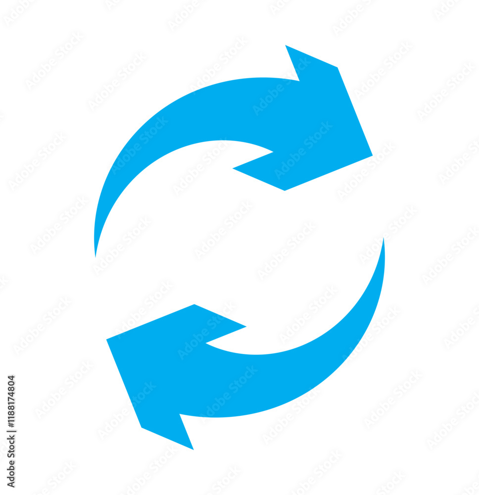Poster print refresh icon vector. green recycle vector icon symbol. repeat and reload icons set and arrow r