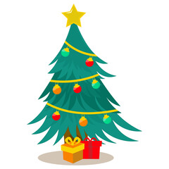 Christmas Tree Illustration