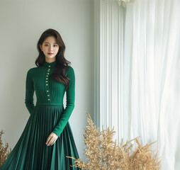 니트 원피스 한국여성 패션