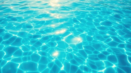 Abstract Water Surface Texture Sunlit Ripples and Patterns in a Pool or Ocean