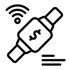 Smartwatch Line Icon