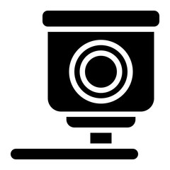 Speed Camera Solid Icon