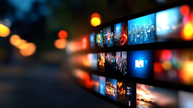 Digital Media Showcase: A Nighttime Panorama of Cityscapes and Landscapes