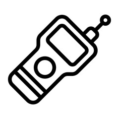 Walkie Talkie Line Icon