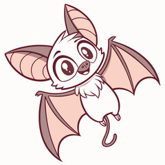 Bat with tiny vector design