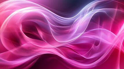 Fototapeta premium Pink and blue abstract waves, flowing design, background texture, website banner