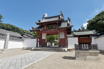 Fototapeta premium 黄檗山萬福寺 総門 京都府宇治市