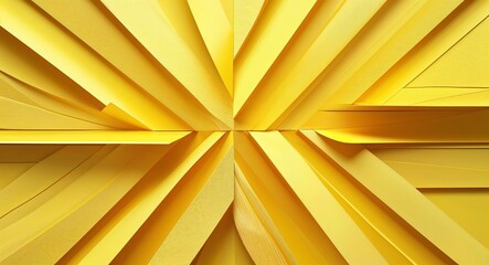 Bright yellow stripes arranged in alternating directions to create a vibrant energetic pattern in yellow pattern background