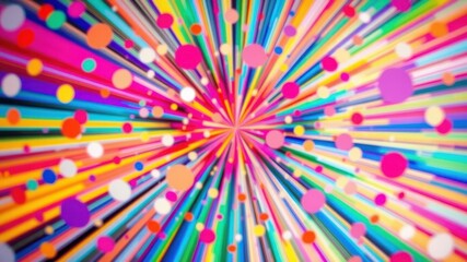 A vibrant explosion of color, radiating outwards from a central point, creating a captivating visual with a sense of dynamic energy and movement