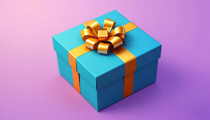 Fototapeta premium gift box new quality universal colorful technology stock image illustration design