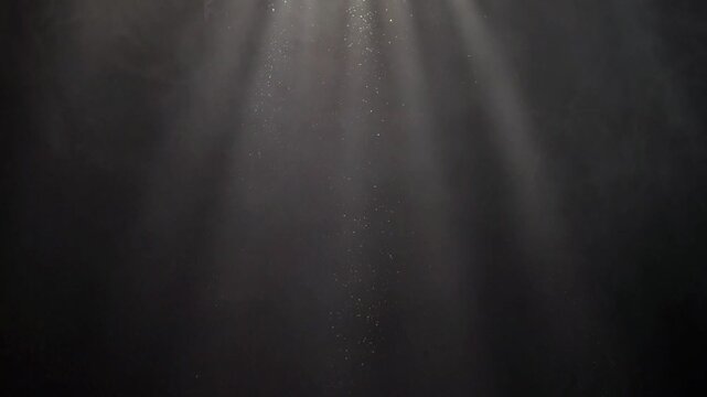 Subtle Dust Ray Beams Smoky Atmosphere Background.