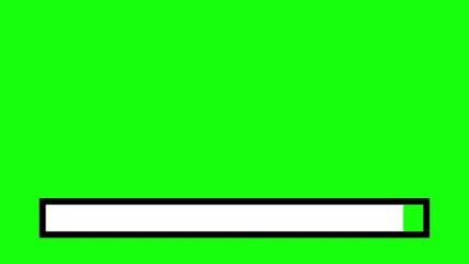 Funny Loading Bar Animation Endless Loop Alpha Channel Transparent