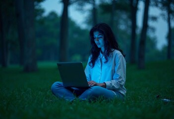 In the Stillness of Dusk, a Student Finds Inspiration Amidst Nature's Embrace