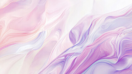 Obraz premium A soft pastel gradient background featuring flowing lines, creating a dreamy and elegant effect ideal for sophisticated designs and artistic projects. 