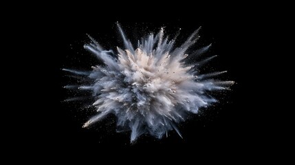 Abstract Explosion of Color in Grey and Beige Tones