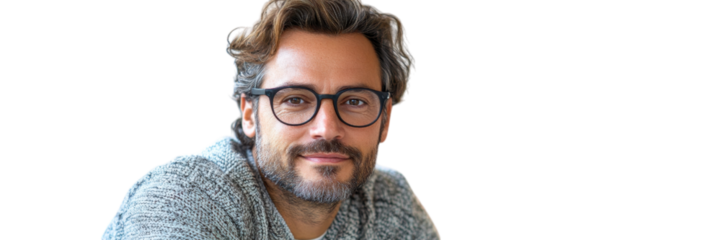 Teacher guiding engaged students in a focused discussion, minimalistic setting, white background enhances concentration and clarity