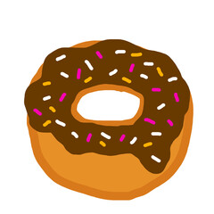 donut with sprinkles