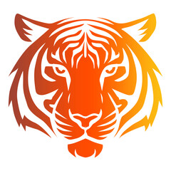 tiger head vector