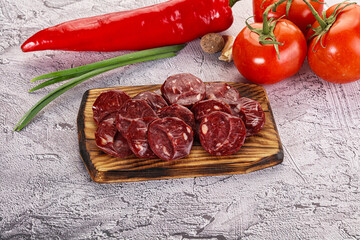 Wild Bear meat homemade sausages