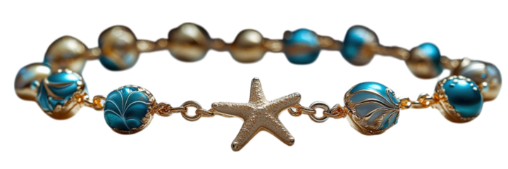 Ocean-inspired charm anklet, featuring playful pendants, set against a crisp white backdrop, perfect for beach lovers and summer vibes