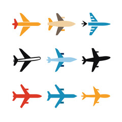 Aviation Icon Pack – Ideal for Transportation, Travel, and Logistics Projects