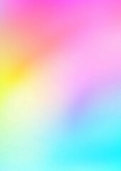 Obraz premium A Soft Gradient Abstract Background Featuring Iridescent Neon Pastel Colors with Holographic and Vaporwave Aesthetic, Perfect for Creative Wallpapers and Trendy Design Projects. Generative Ai