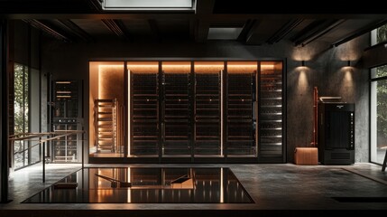 Modern Wine Cellar Design: A Luxurious Underground Space