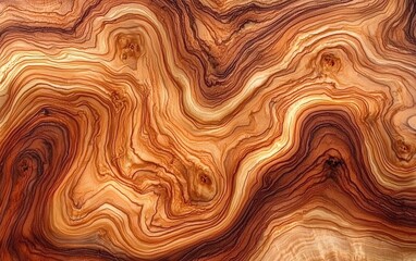 Fototapeta premium Abstract swirling wood grain texture.