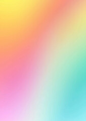 A Soft Gradient Abstract Background Featuring Iridescent Neon Pastel Colors with Holographic and Vaporwave Aesthetic, Perfect for Creative Wallpapers and Trendy Design Projects. Generative Ai