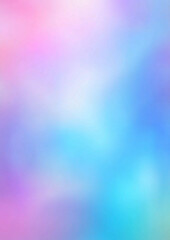 A Soft Gradient Abstract Background Featuring Iridescent Neon Pastel Colors with Holographic and Vaporwave Aesthetic, Perfect for Creative Wallpapers and Trendy Design Projects. Generative Ai