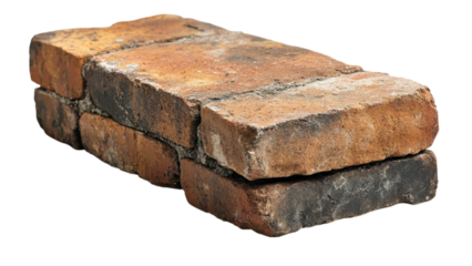 Diagonal Brick on White, a close-up of a singular brick showcasing its textured surface against a clean white backdrop