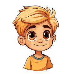 Obraz premium Boy character cartoon style vector illustration. Isolated on white background