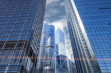 Modern buildings in Hong Kong