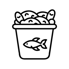 Fishing Harvest Illustration – High-Quality Vector for Marine and Aquatic Themes