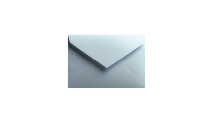 Modern envelope design featuring bold outlines, minimalist aesthetic, clean white background, sleek and contemporary style.