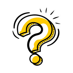 Question Icon Vector – Perfect for Problem-Solving, Help, and FAQ Graphics