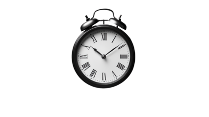 Vintage clock design in black and white, minimalist style, featuring elegant lines and classic details, perfect for modern decor.