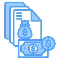 Obraz premium Financial Statement Icon