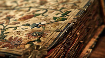 Fototapeta premium Close-up A close-up shows the unique details of th_041